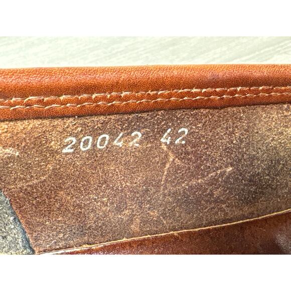 Patrick Cox‎ Wannabe Woven Leather Loafers Brown EU 42 / US 9 Vintage Y2K Italy main image 8
